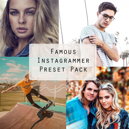 Famous Instagrammers Preset Package